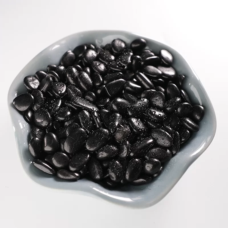 Pierres naturelles colorées/blanches/noires/jaunes de galets pour l’aménagement paysager de parc