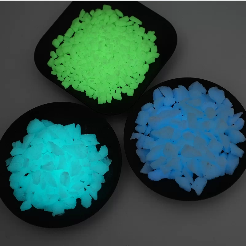 Sol de pavage en pierre lumineuse colorée artificielle