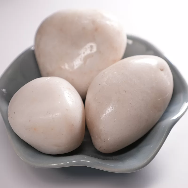 Pierres naturelles colorées/blanches/noires/jaunes de galets pour l’aménagement paysager de parc